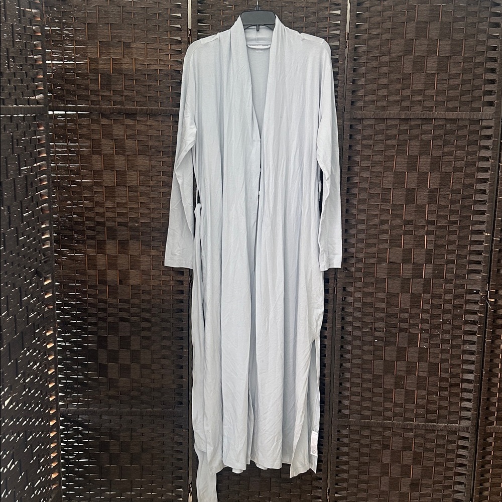 Lunya tranquil blue slumberknit maxi robe - Picture 3 of 8